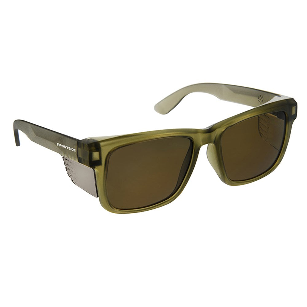 Frontside Polarised Safety Glasses (Brown)