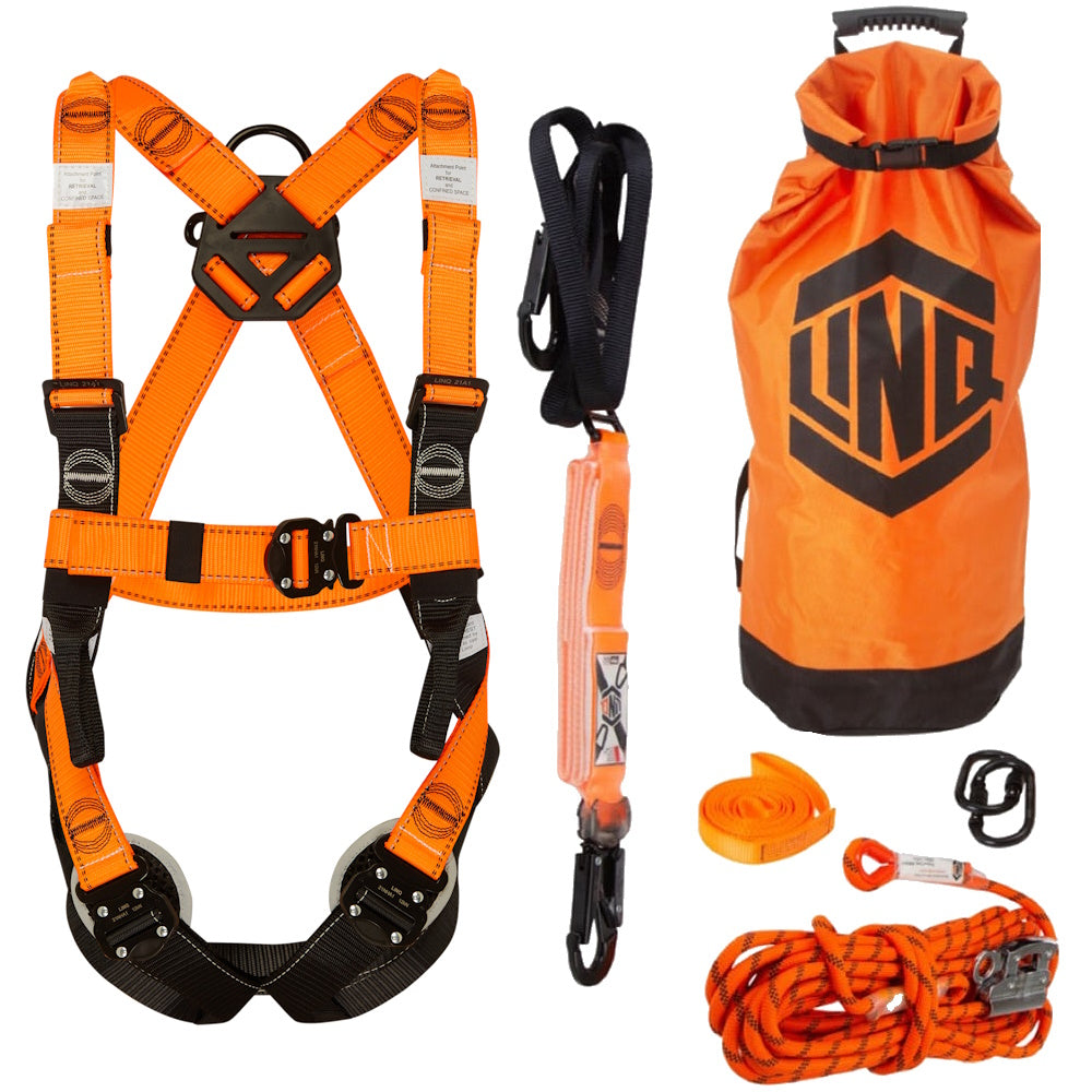 Essential Roof Harness Kit with Quick Release Buckles