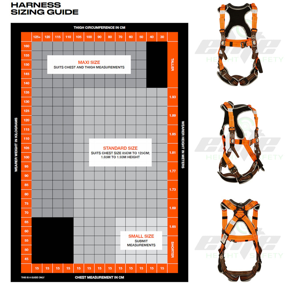 Elite Roof Harness Kit with Quick Release Buckles
