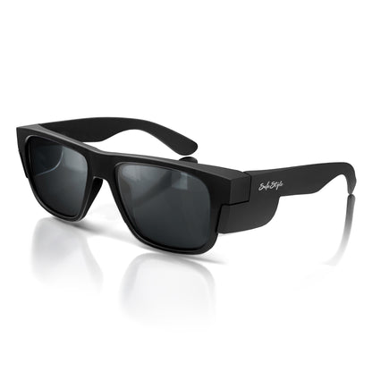 SafeStyle Fusions Matte Black Frame Polarised Safety Glasses