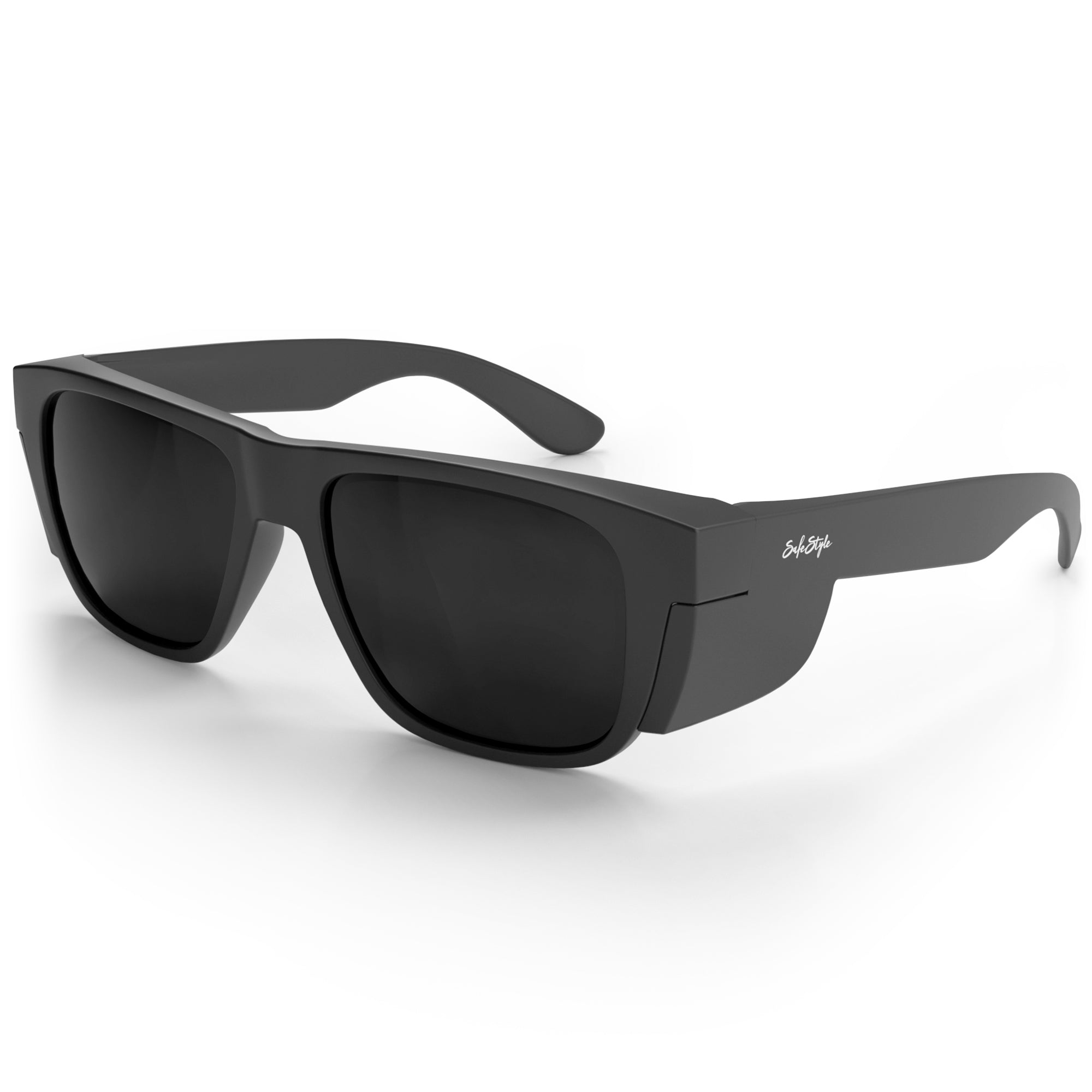 SafeStyle Fusions XL Matte Black Frame Polarised Safety Glasses