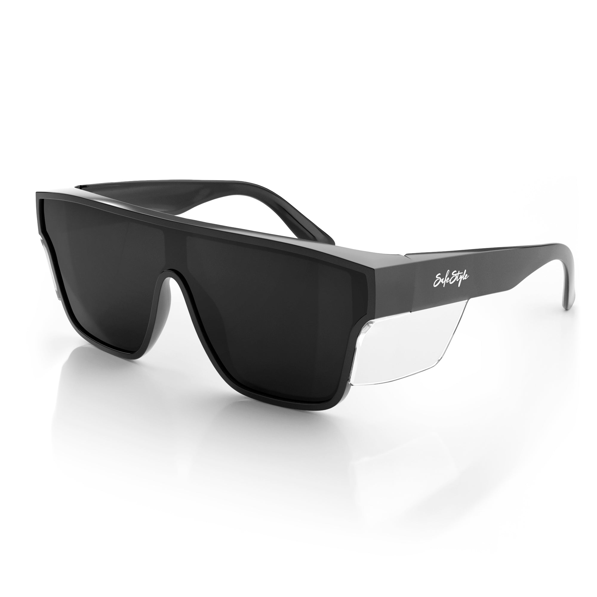 SafeStyle Primes Black Frame Tinted Lens Safety Glasses