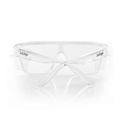 SafeStyle Primes Clear Frame Clear Lens Safety Glasses
