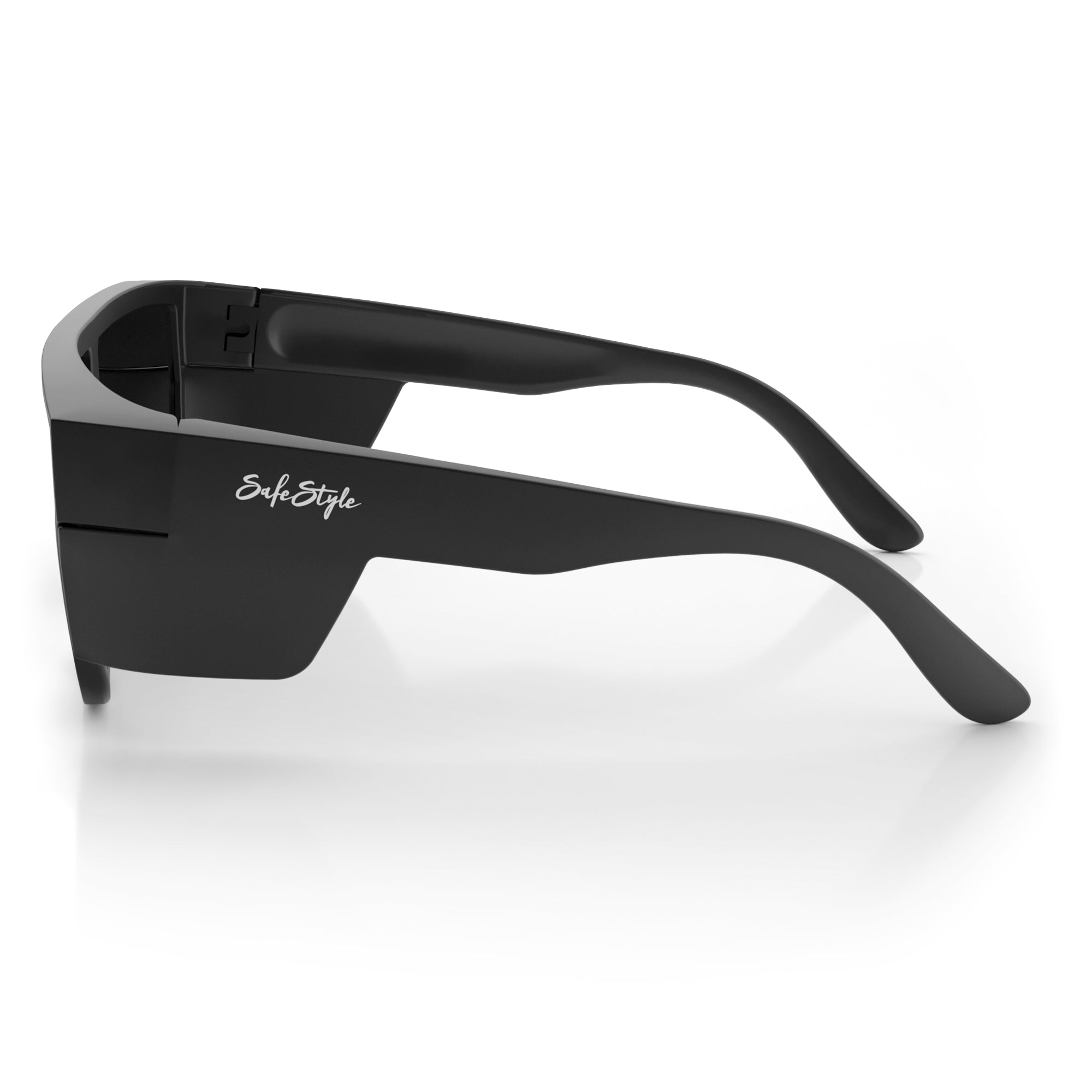 SafeStyle Primes Matte Black Frame Polarised Lens Safety Glasses