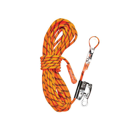 LINQ Kernmantle Rope With Thimble Eye & Rope Grab (15M)