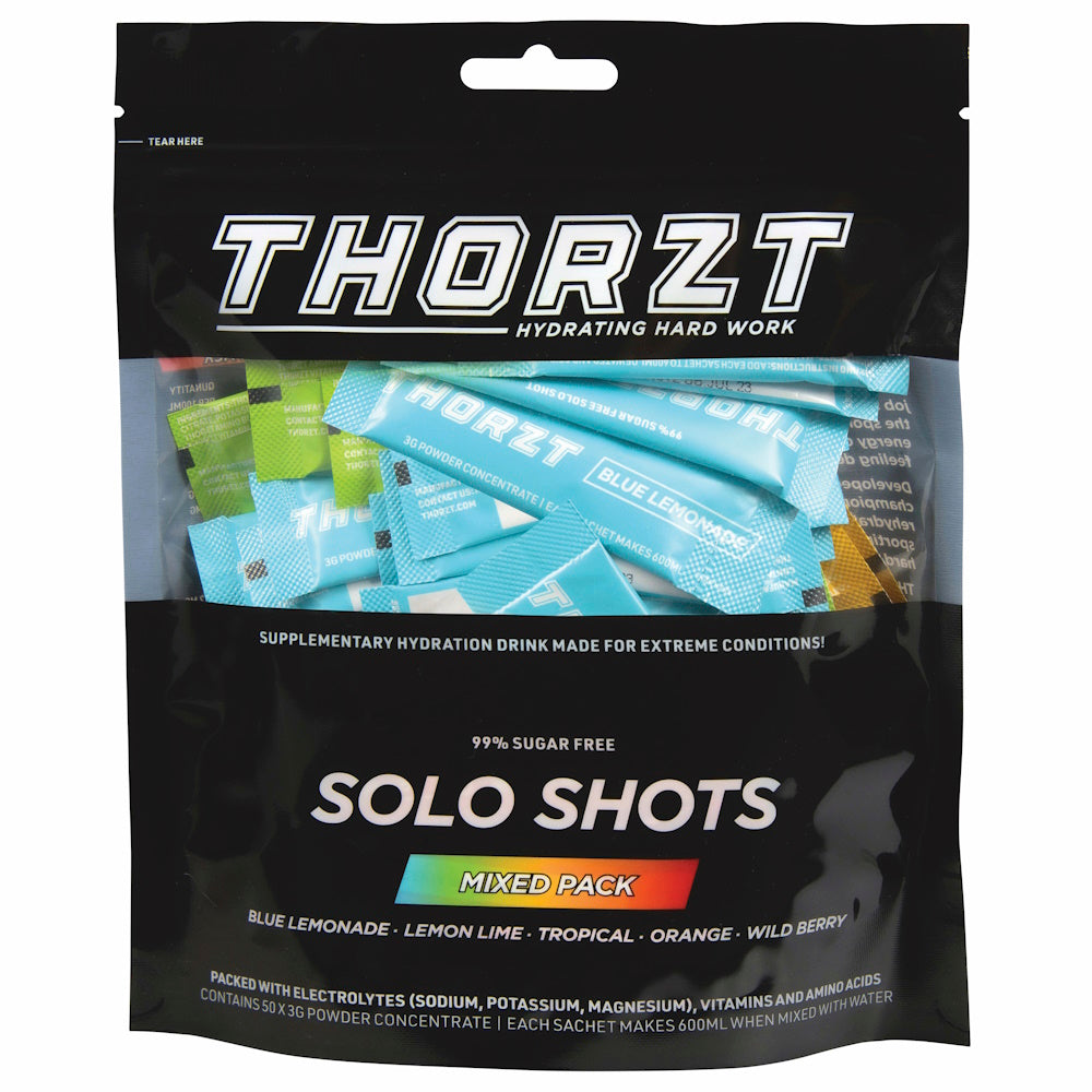 THORZT 99% Sugar Free Solo Shots Mixed Flavour (50 Pack)
